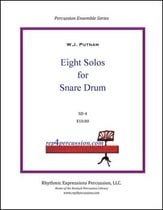 EIGHT SOLOS FOR SNARE DRUM cover